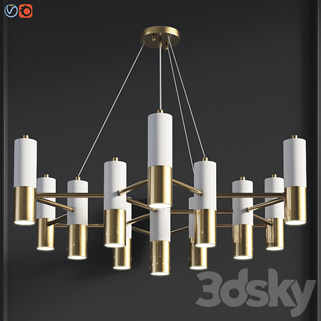 Chandelier Favorite 1600-13P Ultra – Favorite 3DSMax File - thumbnail 1