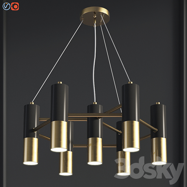 Chandelier Favorite 1600-7P Ultra – Favorite 3DSMax File - thumbnail 1