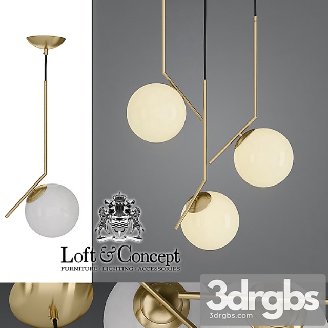 Chandelier flos ic lights family michael anastassiades - thumbnail 1