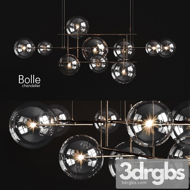 Chandelier gallotti & radice bolle horizontal 3dsmax Download - thumbnail 1