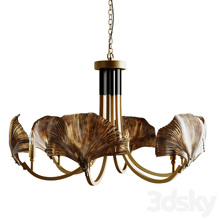 Chandelier Ginkgo 3DS Max Model - thumbnail 1