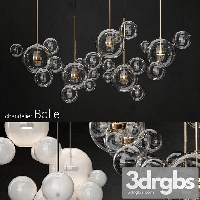 Chandelier giopato & coombes bolle 24 lights 2 3dsmax Download - thumbnail 1