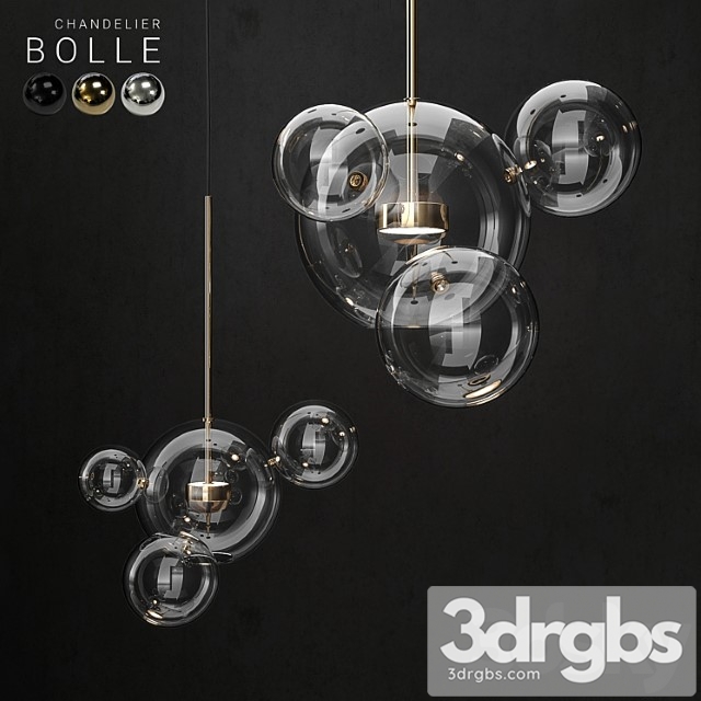 Chandelier Giopato Coombes Bolle 4 Lights 3dsmax Download - thumbnail 1