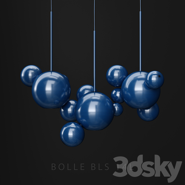 Chandelier Giopato & Coombes BOLLE BLS 14L 3DS Max Model - thumbnail 2