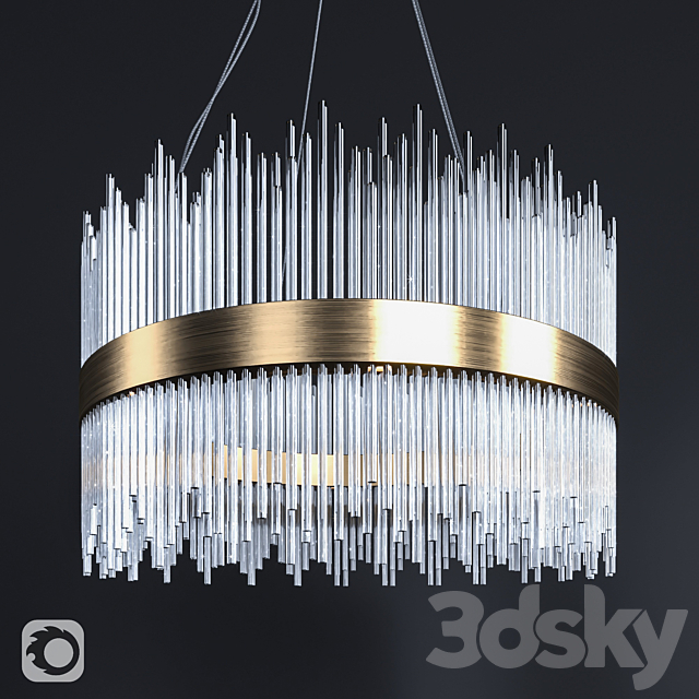 Chandelier Gramercy Home Arabona 3DS Max Model - thumbnail 2