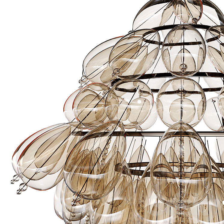 chandelier grapeflut by italamp 3DS Max Model - thumbnail 2