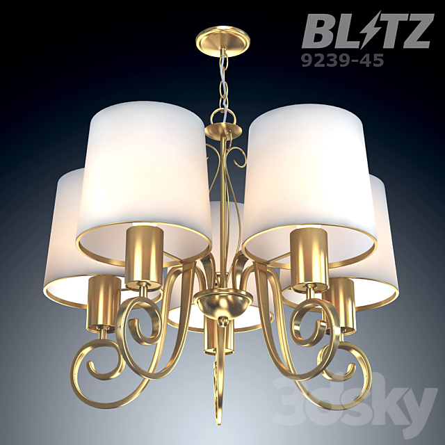 Chandelier hanging Blitz 9239-45 3DSMax File - thumbnail 1