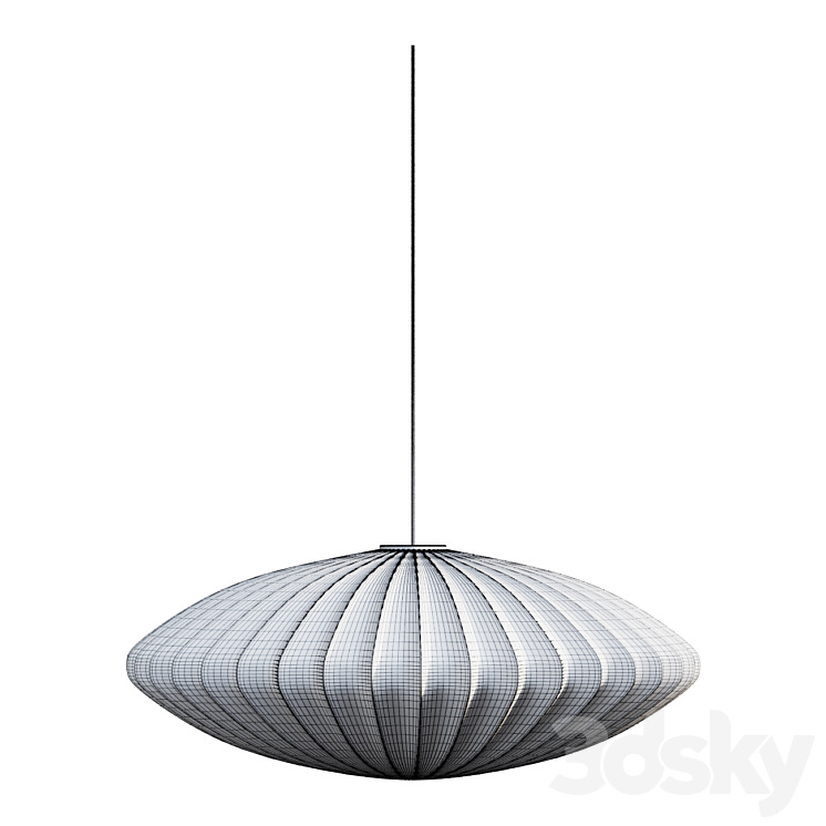 Chandelier HAY NELSON SAUCER BUBBLE HANGLAMP lamp 3DS Max Model - thumbnail 2