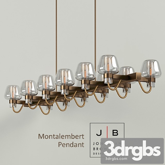 Chandelier I Bra Jonathan Browning Montalembert 3dsmax Download - thumbnail 1