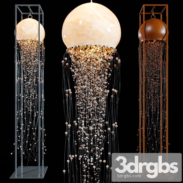 Chandelier I Torsher Jellyfish 3dsmax Download - thumbnail 1