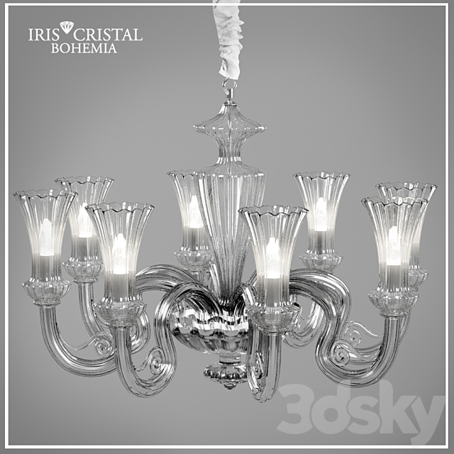 chandelier IRIS Michigan 650178 3DS Max Model - thumbnail 1