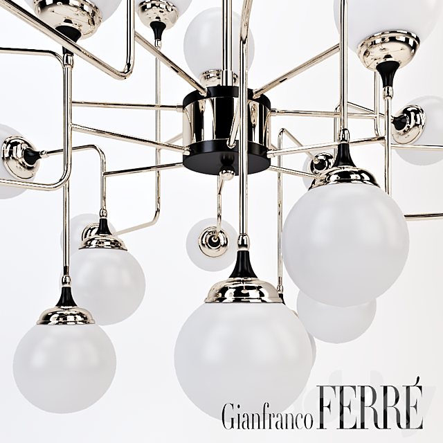 chandelier “KALLIOPE” GIANFRANCO FERRE 3DSMax File - thumbnail 2