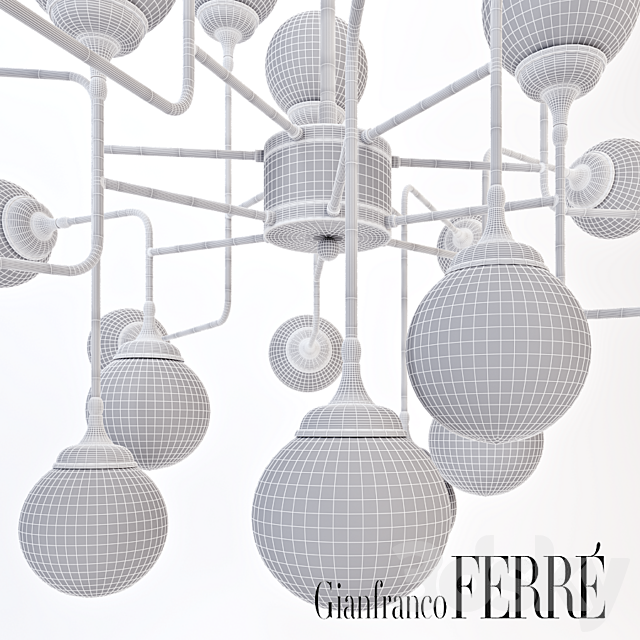 chandelier “KALLIOPE” GIANFRANCO FERRE 3DSMax File - thumbnail 3