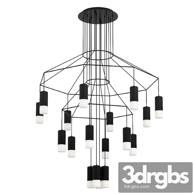 Chandelier lampatron – vibia 3dsmax Download - thumbnail 1