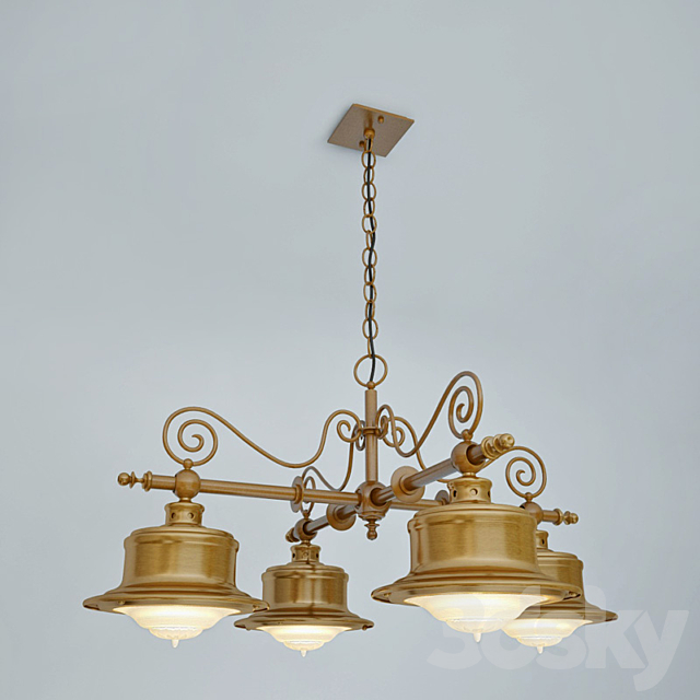 Chandelier L’arte Luce 3DSMax File - thumbnail 1