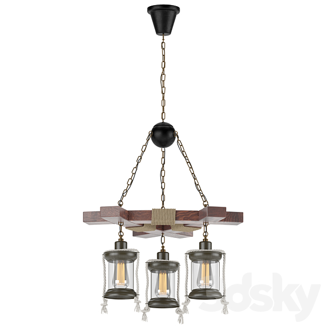 chandelier light 3 3DSMax File - thumbnail 1