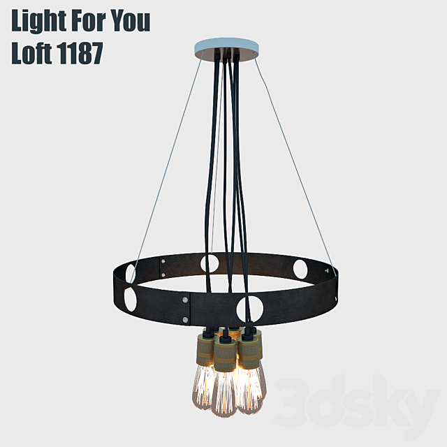 Chandelier Light For You LOFT 1187 3DSMax File - thumbnail 2