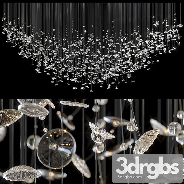 Chandelier light vargov – fiber 3dsmax Download - thumbnail 1