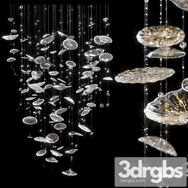 Chandelier light vargov – fiber - thumbnail 1