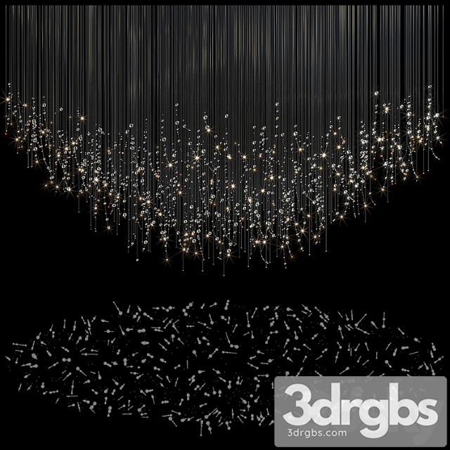 Chandelier light vargov – fiber_2 - thumbnail 1