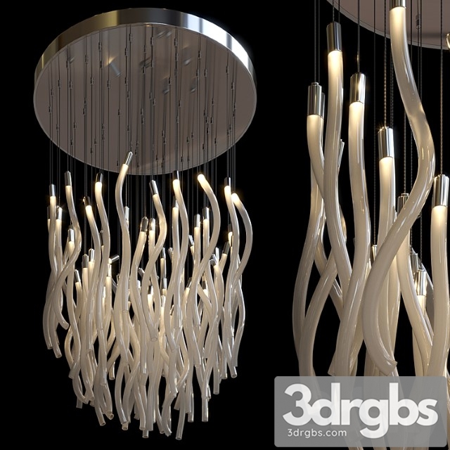 Chandelier Light Vargov Pasteligt 2 3dsmax Download - thumbnail 1