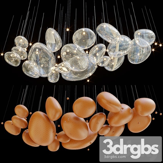 Chandelier light vargov_12 3dsmax Download - thumbnail 1