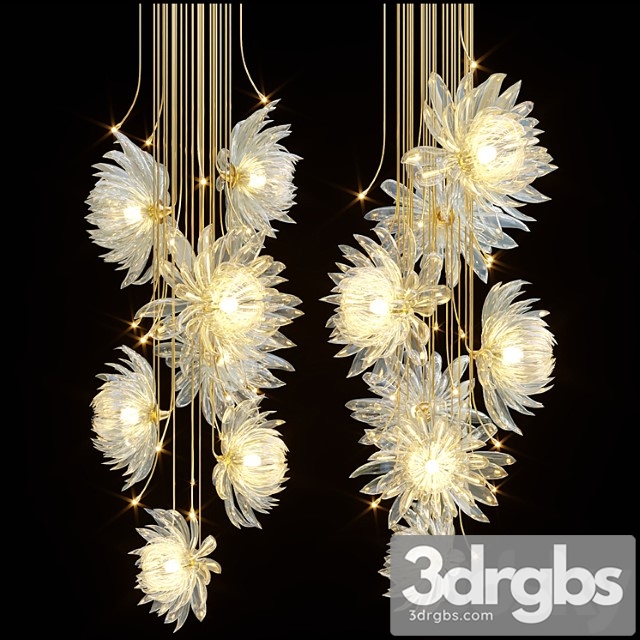 Chandelier light vargov_14 3dsmax Download - thumbnail 1