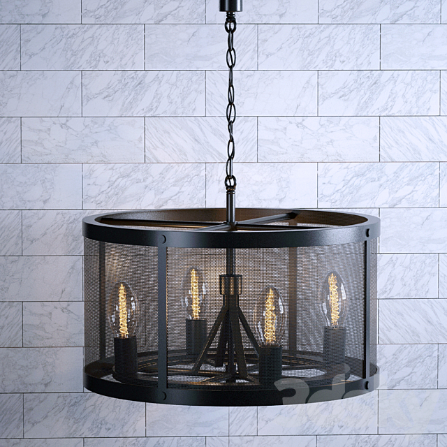 Chandelier LoftDesigne 3DSMax File - thumbnail 1