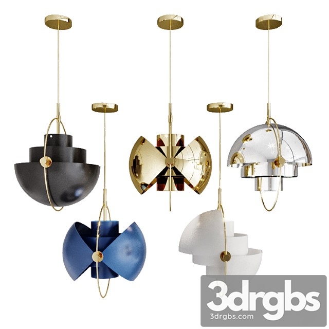 Chandelier louis weisdorff multi-lite pendant 3dsmax Download - thumbnail 1