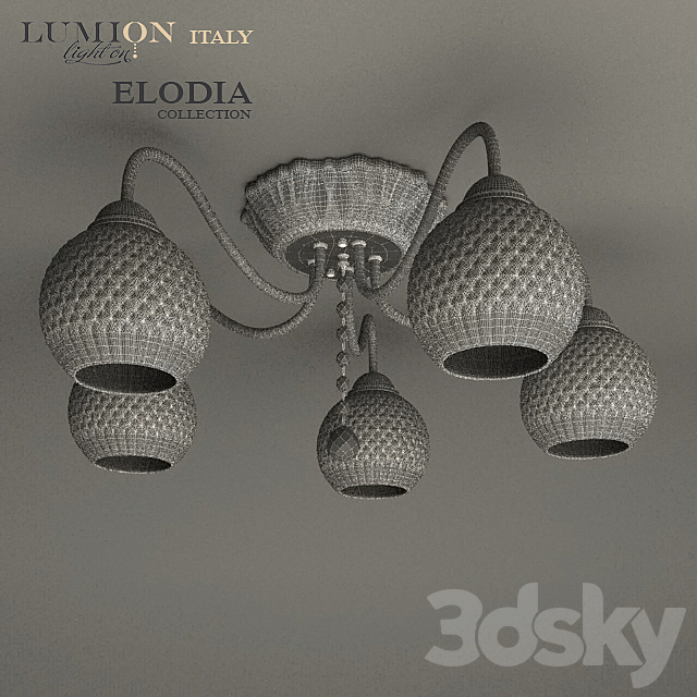 Chandelier Lumion Elodia 3122 _ 5C 3DSMax File - thumbnail 3