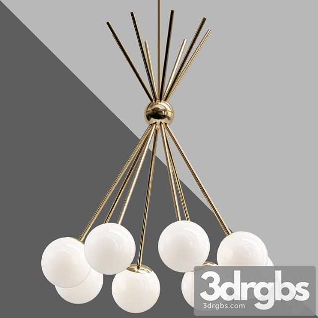 Chandelier luxor 3dsmax Download - thumbnail 1