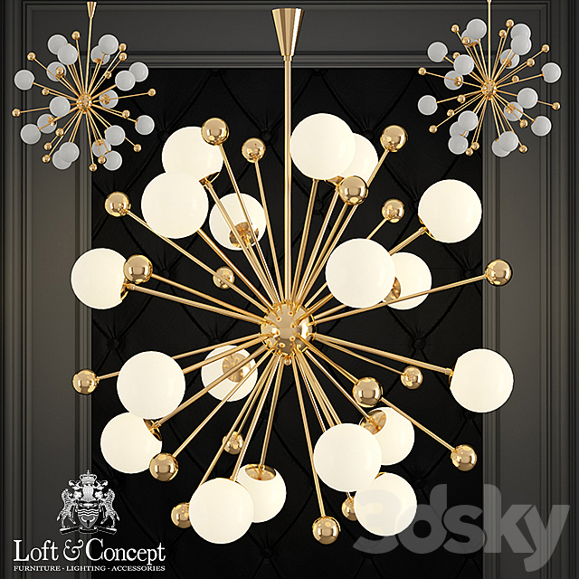 Chandelier Magic Circus Sputnik Chandeliers 01 3DSMax File - thumbnail 1