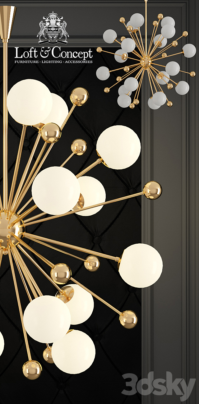 Chandelier Magic Circus Sputnik Chandeliers 01 3DSMax File - thumbnail 2