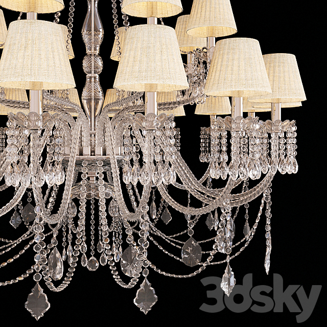 Chandelier Masiero BOHEMIA VE 873 A5 3DSMax File - thumbnail 2