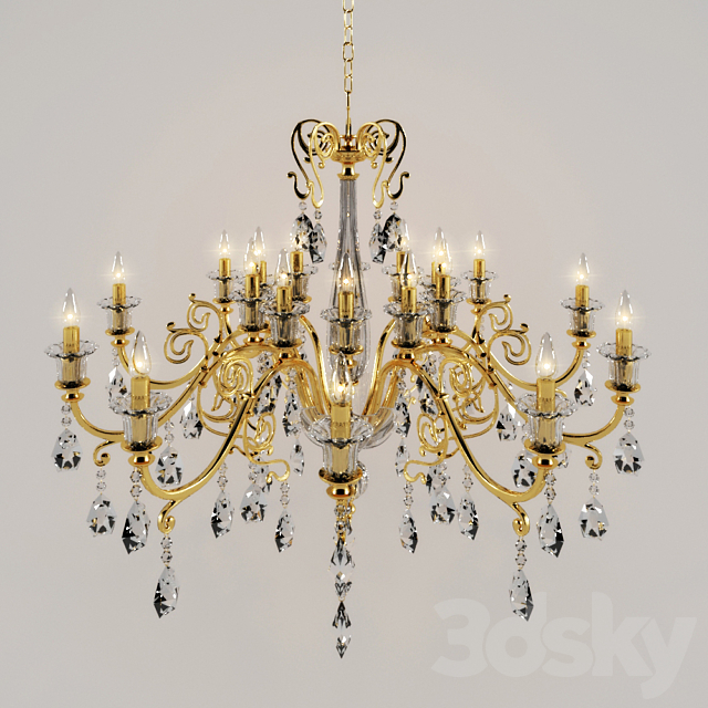 Chandelier Masiero classica 2012_6105 10 5 3DSMax File - thumbnail 1