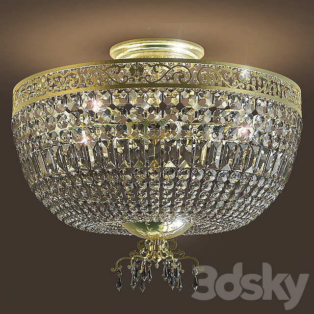 Chandelier Masiero Impero Deco VE 823 PL 12 3DSMax File - thumbnail 1