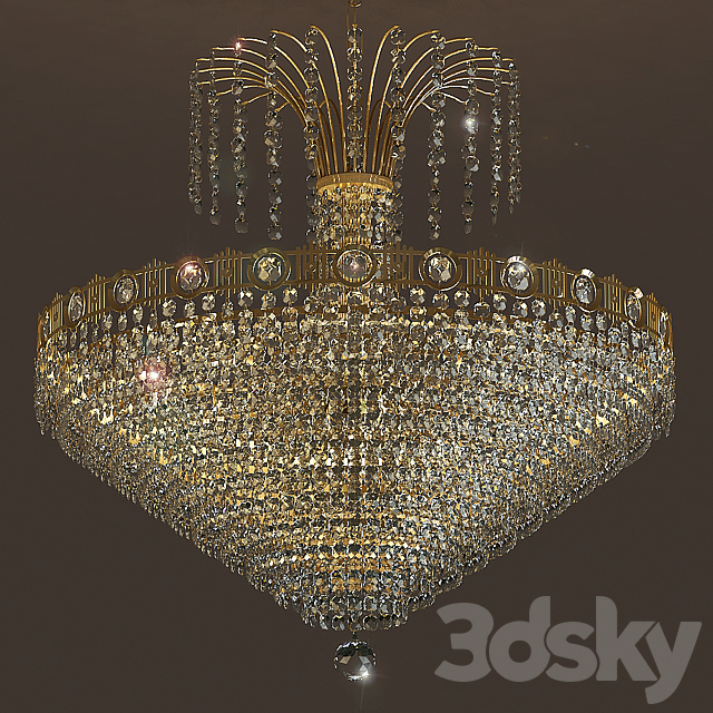 Chandelier Masiero Impero Deco VE 828 8 3DSMax File - thumbnail 1