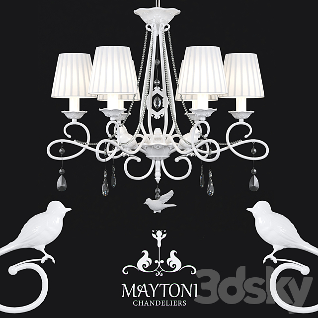 Chandelier Maytoni ARM001-06-W 3DSMax File - thumbnail 1