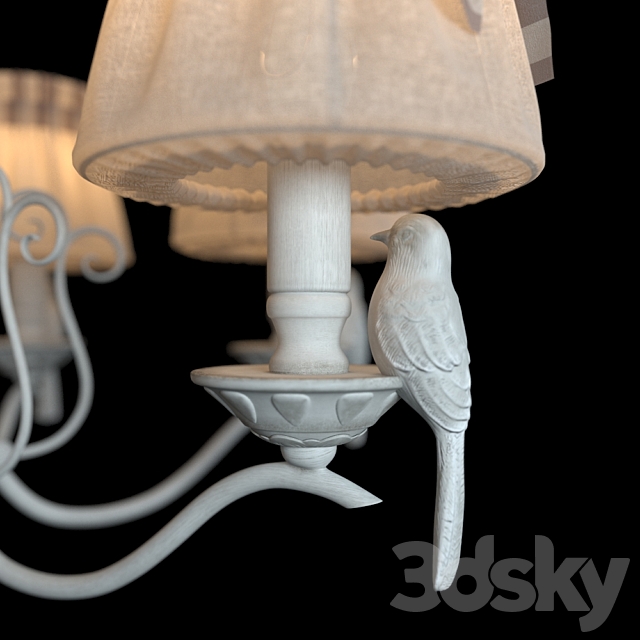 Chandelier Maytoni ARM013-06-W Elegant 3DSMax File - thumbnail 2