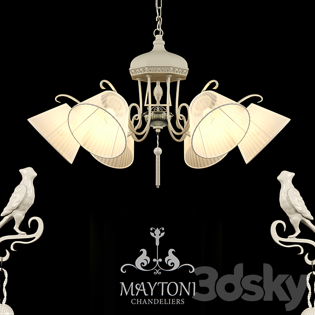 Chandelier Maytoni ARM031-06-W 3DSMax File - thumbnail 1