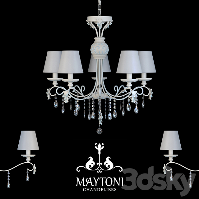 Chandelier Maytoni ARM033-05-BL 3DSMax File - thumbnail 1