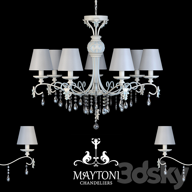 Chandelier Maytoni ARM033-07-BL 3DSMax File - thumbnail 1