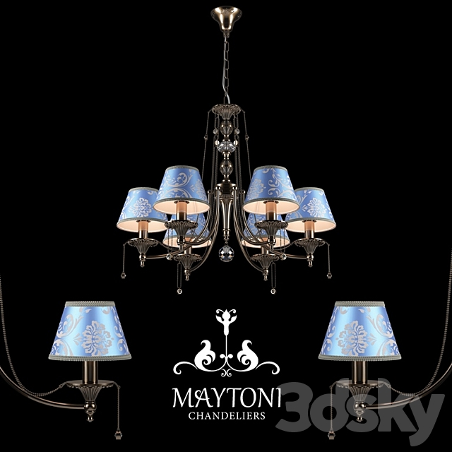 Chandelier Maytoni ARM098-06-R 3DSMax File - thumbnail 1