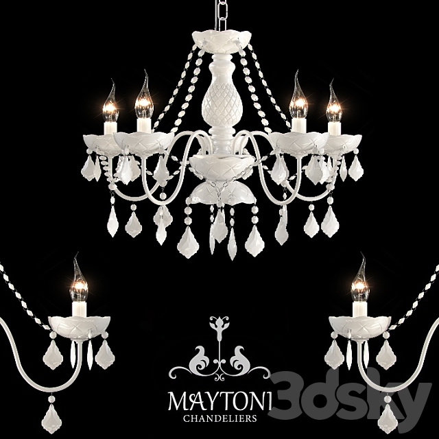 Chandelier Maytoni ARM220-05-W 3DSMax File - thumbnail 1