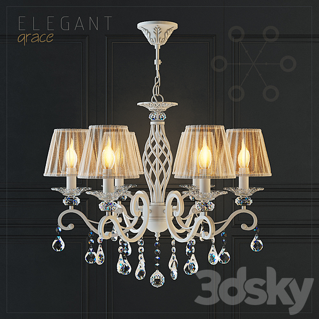 Chandelier Maytoni ARM247-06-G 3DSMax File - thumbnail 1