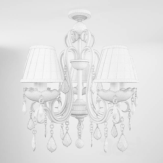 Chandelier maytoni ARM288-05-G 3DS Max Model - thumbnail 2