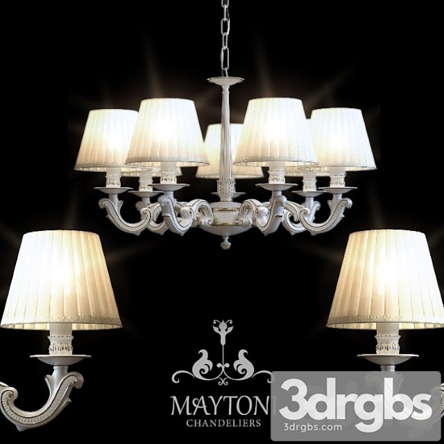 Chandelier Maytoni Arm376 07 W 3dsmax Download - thumbnail 1