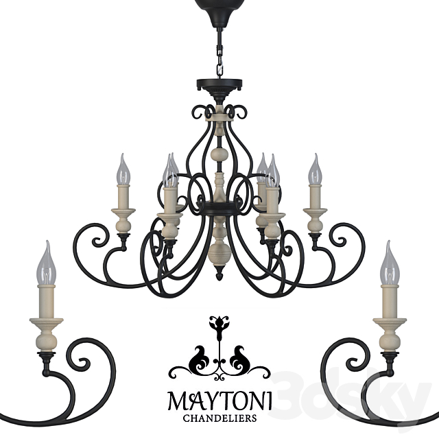 Chandelier Maytoni ARM631-06-B 3DSMax File - thumbnail 1