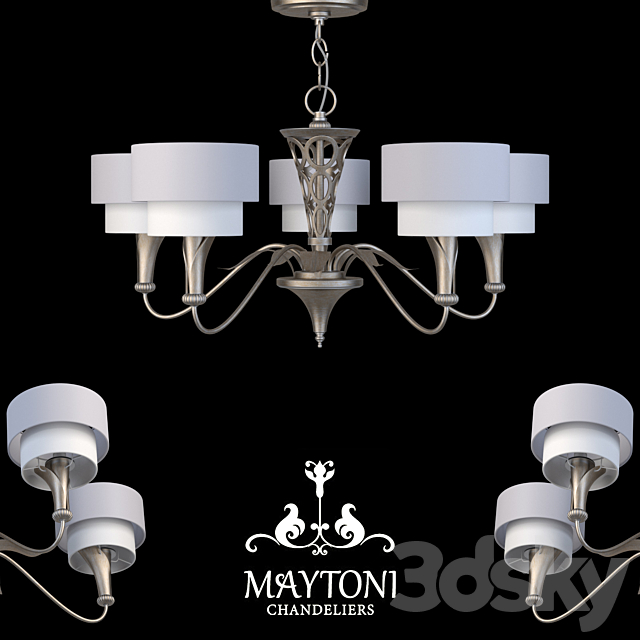 Chandelier Maytoni H311-05-G 3DSMax File - thumbnail 1