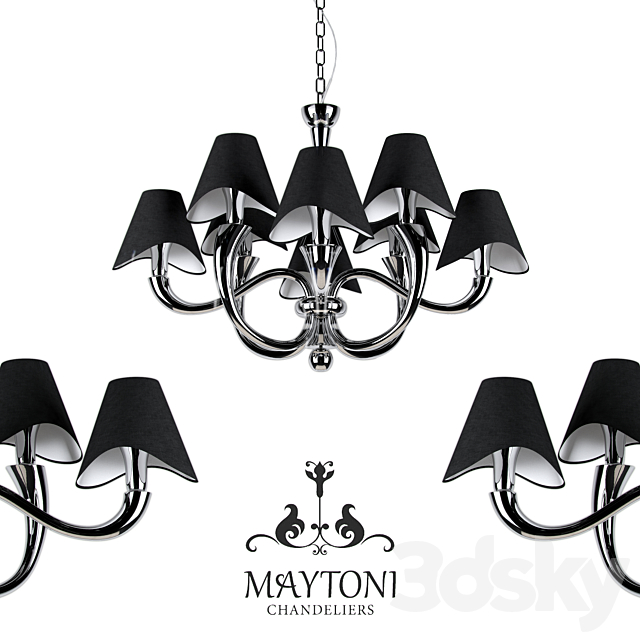 Chandelier Maytoni MOD206-08-N 3DSMax File - thumbnail 1